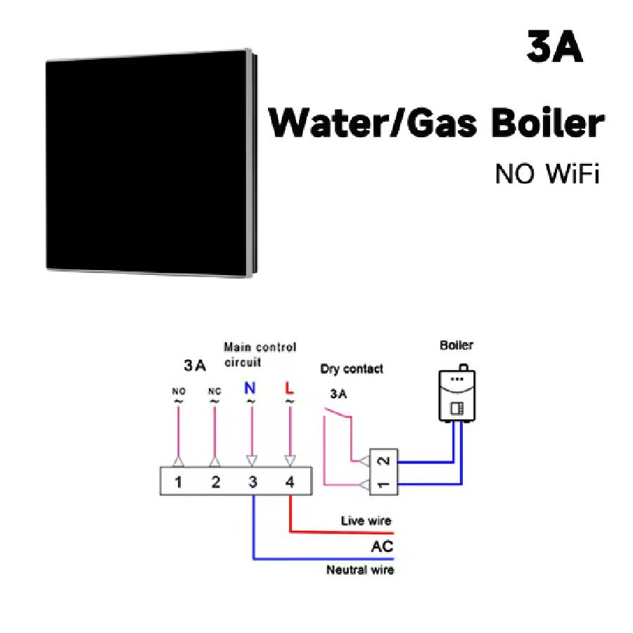 Новый Tuya WiFi Smart Thermostat Электрический нагреватель воды Газовый котел Регулятор температуры Работает с Alexa, Google Home, Alice