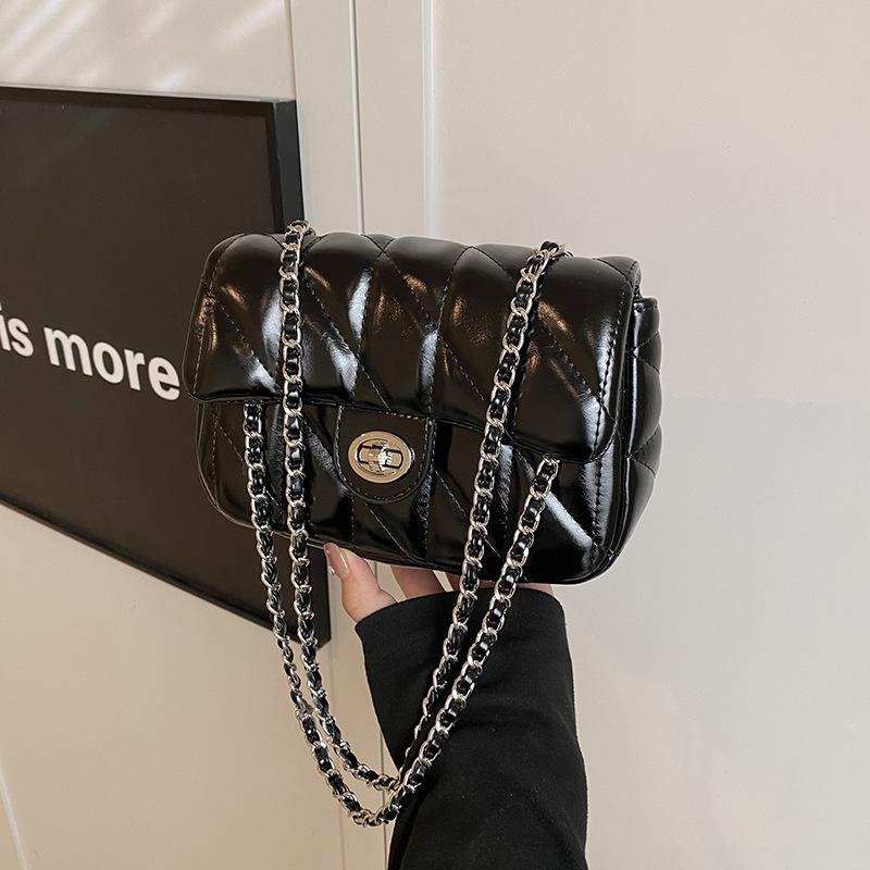 Популярная маленькая сумка женская новая универсальная цепочка сумка-мессенджер на плечо маленькая квадратная сумка