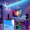 Светодиодная лента RGBIC, Bluetooth luces, светящаяся на Рождество, украшение для гостиной, лента, освещение, гибкая лампа