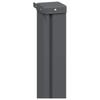 Retractable Side Awning Anthracite 300 x 100 cm Polyester