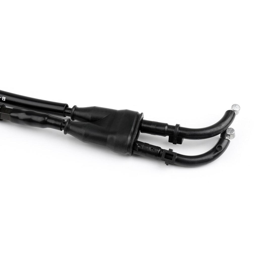 Throttle Cable Push/Pull Wire Line Gas For Yamaha YZF R1 YZF-R1 2007-2008 Black