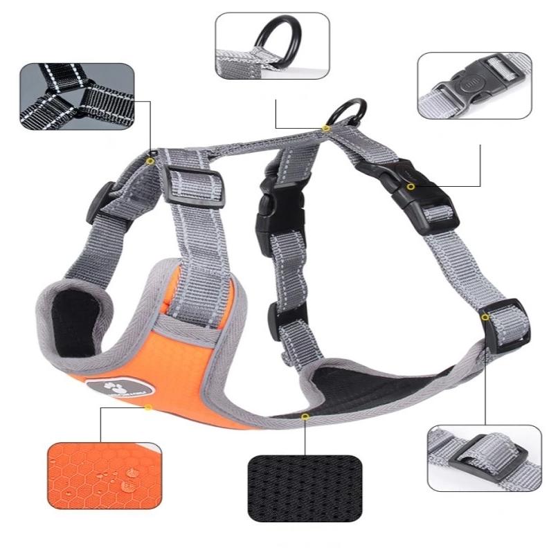 Astro Orange Dog Training Harness For Walking, Size S