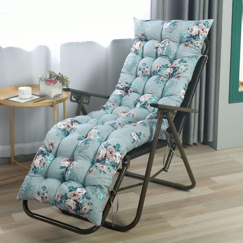 New Long Cushion Recliner Rocking Chair Cushion Thick Seat Cushion Rattan Chair Sofa Cushion Garden Chair Cushion Tatami Mat