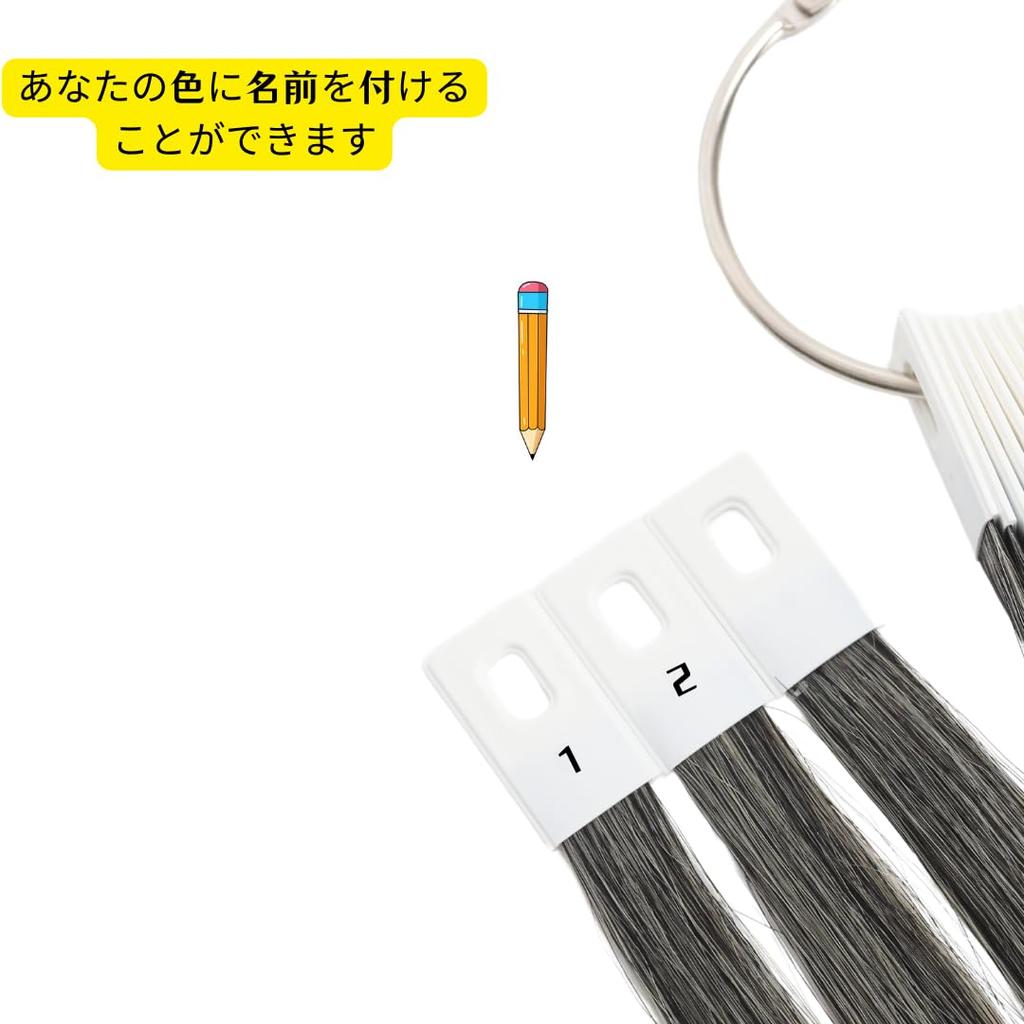 BUMMSEVEN Natural Human Hair Bundle Color Unbleached Total 30 Длина Hairdresser Color Color Hair Color Таблица цветов краски для волос 100% Тест, Серый, Кусочки, Приблизительно. 20см,