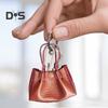 Bag Pendant Imitation Leather Handbag Shape Keychain Pendant Versatile Wallet Key Ring Fashion Accessories