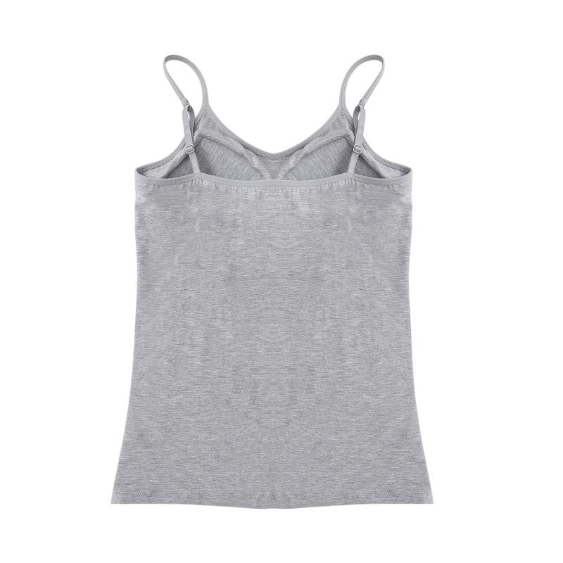 Удобная женская спортивная домашняя майка без ободков с подкладкой на груди