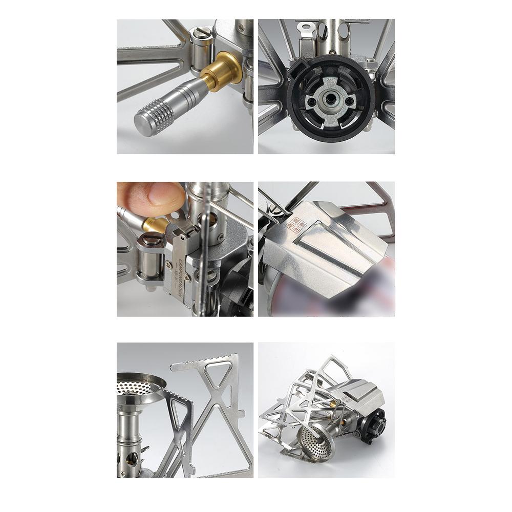 Наружные металлические печи с электронным зажиганием для кемпинга, портативные печи для пикника, барбекю, складные печи