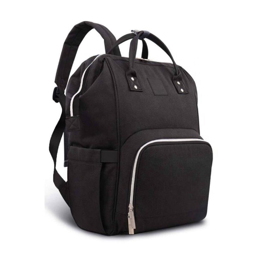 Черно-серый рюкзак для ухода за мамой и ребенком с бутылочкой-термосом, водонепроницаемая коляска с вешалкой