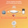 Tuya ZigBee Портативный датчик температуры и влажности для дома, офиса, детской комнаты