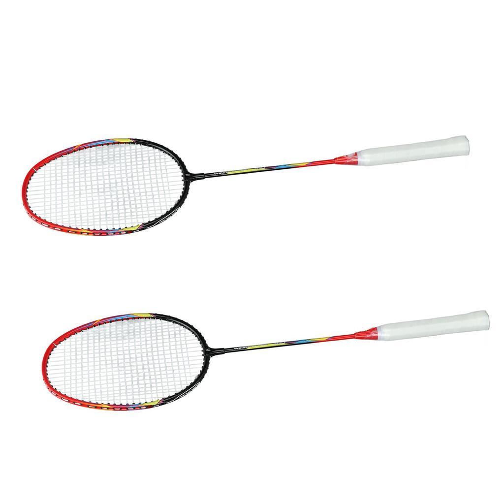 Badminton Racket Set Split Aluminum Alloy Badminton Racquets with Storage Bag for 2 Players Outdoor