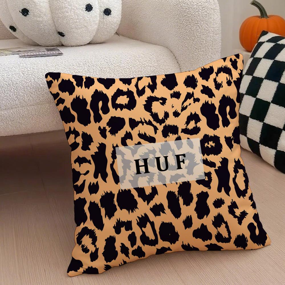 Skate American Fashion Brand HHUF Cushion Cover Throw Pillow Cover Hidden Button Durable Polyester Chair Cushion