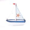 Стиль Подарки на День Рождения Судно Поделки Деревянные Украшения Корабля Морская Фигурка Модель Парусной Лодки