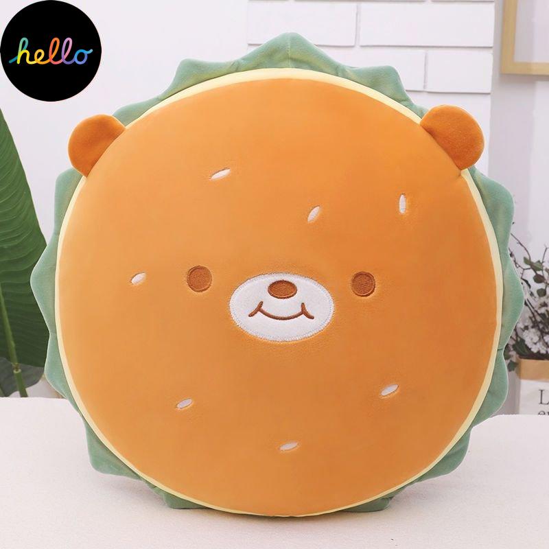 Hamburger Hug Pillow Plush Toy Crawl Mat Sleep Multifunctional Girl Gift