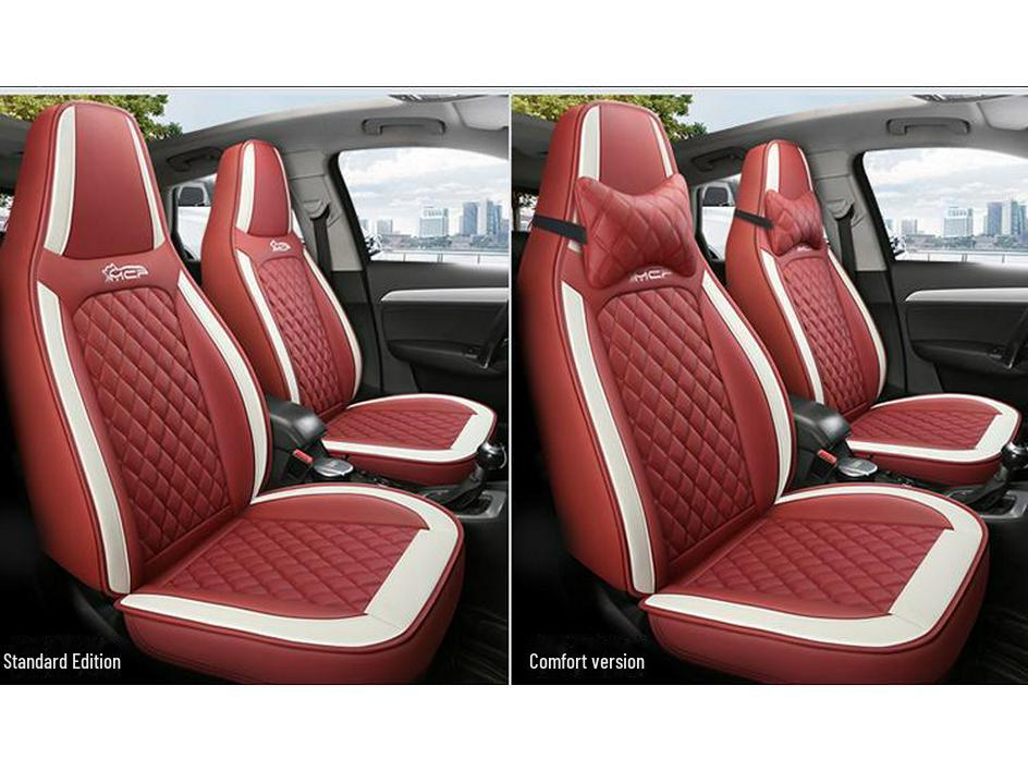 Универсальная подушка для сиденья автомобиля нового стиля: Чехол из дышащей кожи наппа для зимы.