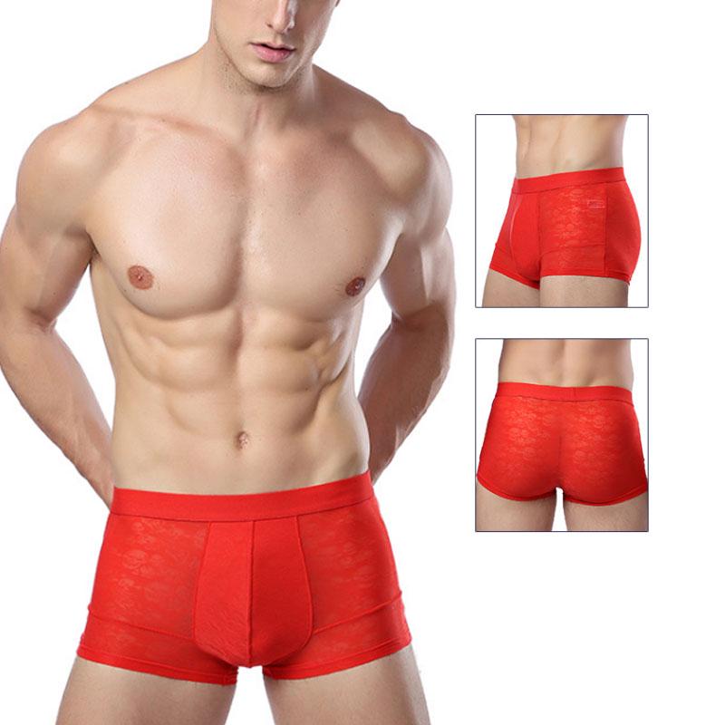 Летние Удобные Сексуальные Мягкие Геи Трусы Шорты Марлевые Брифы Дизайнерские Мужские С Низкой Посадкой Прохладные Ажурные Мужские Дышащие Аксессуары