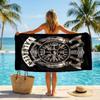 Mythology Valhalla Fashion Beach Towel: Ideal for Summer Adventures Soft, absorbent and quick drying suitable for swimming and bathing