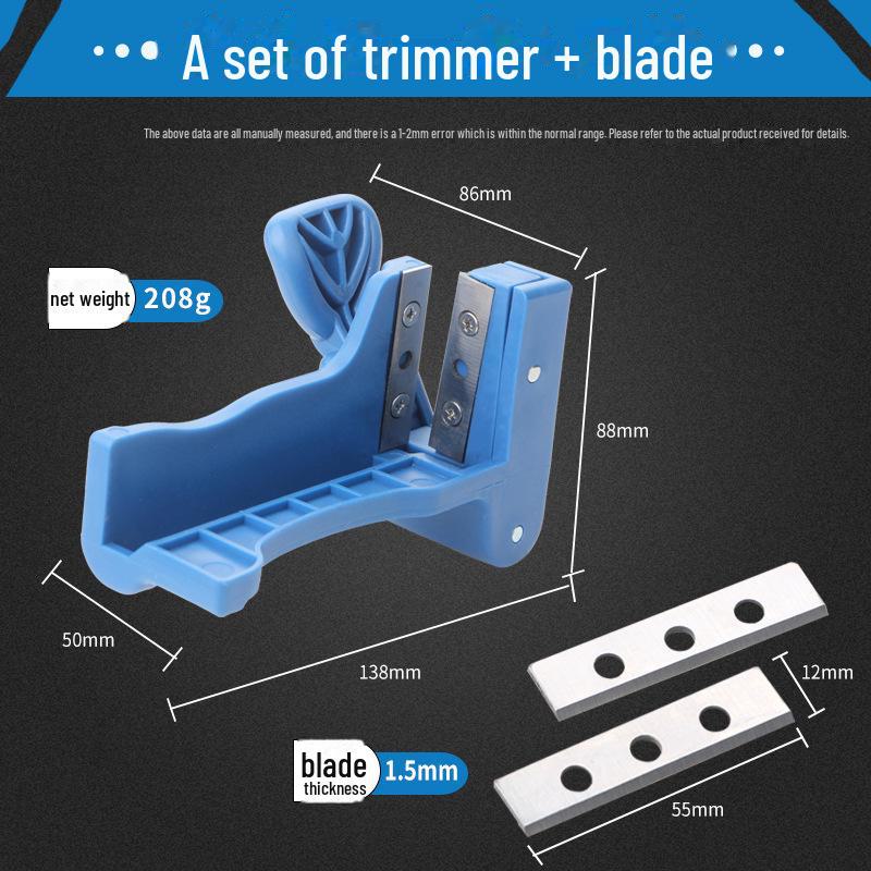 Деревообрабатывающий ручной триммер и рубанок, скребок для кромок