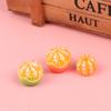 10Pcs Resin Mixed Artificial Orange Fruits Miniature Doll House Accessories