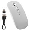2.4Ghz Wireless Rechargeable Mouse Mute Ergonomic Computer Optical Mice for Home OfficeSilver