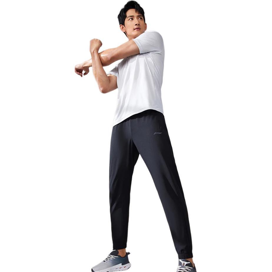 Спортивные штаны Li Ning Fitness Series Мужские Цвет: Зеленый цвет ветки вяза AYKT207-3