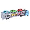 Transport Car Carrier Truck Toy with 6 Small Car for Kids Pull Back Detachable Interactive Toy Carrier Truck