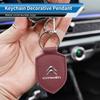 Shield Shape Car  Keychain Metal Emblem Key Ring For Citroen C4 C3 C5 C1 C3 Berlingo Celysee Cactus Picasso Aircross Saxo Grand