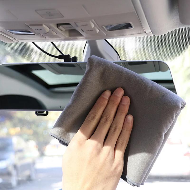 Car Cleaning Towel Double-Sided Coral Velvet Suede Car Wash Towel For BYD Atto 3 Yuan Plus Tang F3 E6 Song Max F0 Qin G3 I3 Han