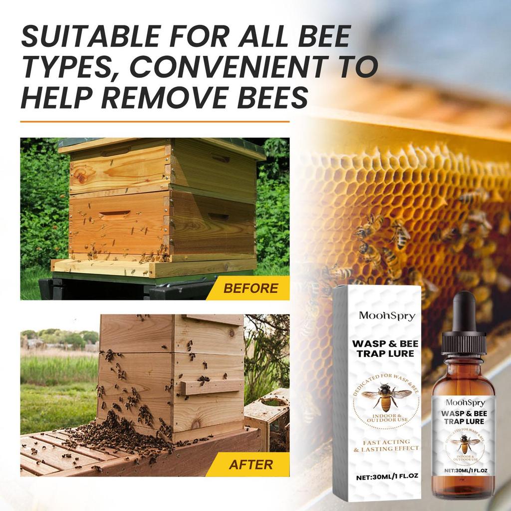 30 мл наживка для пчел, натуральные и безопасные ингредиенты, нежная, удобная приманка для пчелиного роя, ловушка для пчеловодства, оборудование для пчеловодства