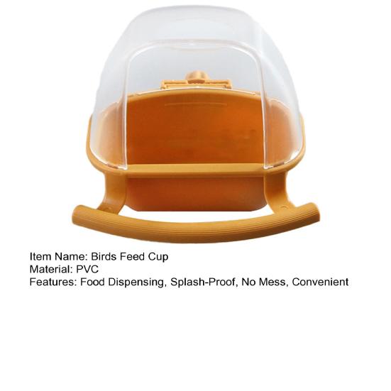 Клетка для птиц, подвесная кормушка, беспроблемная кормушка для птиц, пластиковая миска для корма и воды для попугаев, корелл, маленьких птиц