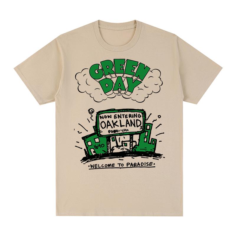 green day Vintage Tshirt Funny Cute Kawaii Clothing Graphic Y2k Aesthetic Cotton Men T shirt New Tee Tshirt Womens Tops