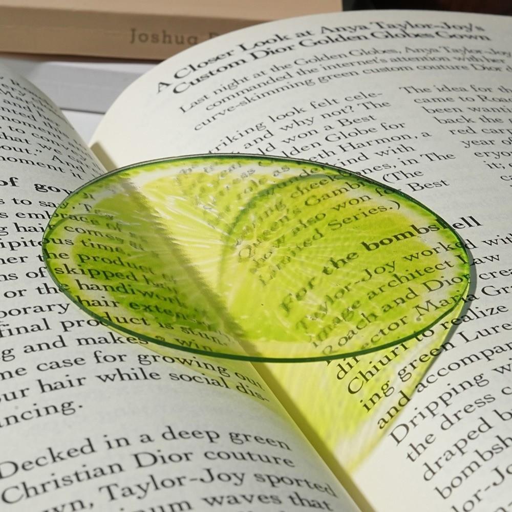 Funny Translucent Bookmark Refractive Color Pages Guide Marker New Acrylic Bookmark  Note Marker