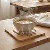 2PCS Thickened Heat Resistant Mat Natural Bowls Pad Simple Table Protectors  Kitchen