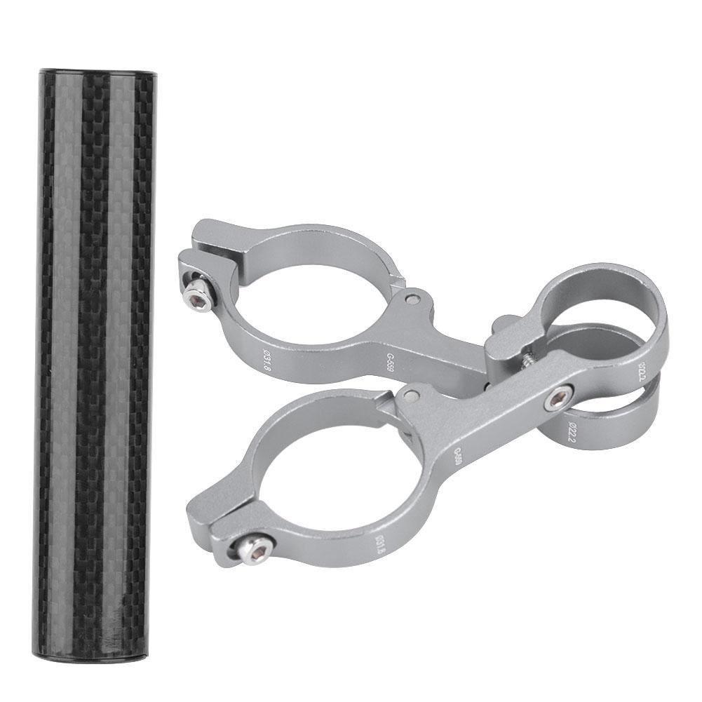 Aluminium Alloy Cycling Odometer Extension Mount Bike Computer Extra Holder (Black)