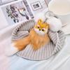 Beautiful Plush Pendant Keychain Handbag Accessories Car Accessories Bag Keyring Gift Little Fox Key Chain