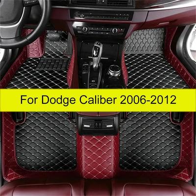 Автомобильные коврики для Dodge Caliber 2006-2012 Аксессуары для интерьера автомобиля 100% соответствие Кожаные коврики Водонепроницаемые Противоскользящие подкладки под ноги