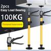 Labor-Saving Telescopic Steel Support Rod Cabinet Jacks Drywall Construction Tool Extensible Hand Lifting Jack Tool