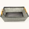 Clear PVC & Steel Frame Storage Box with Window: Clothes Organizer for Dorms & Households