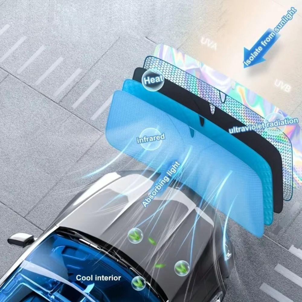 Foldable Car Windshield Sunshade Reflective Car Sun Visor Cover Auto Accessories