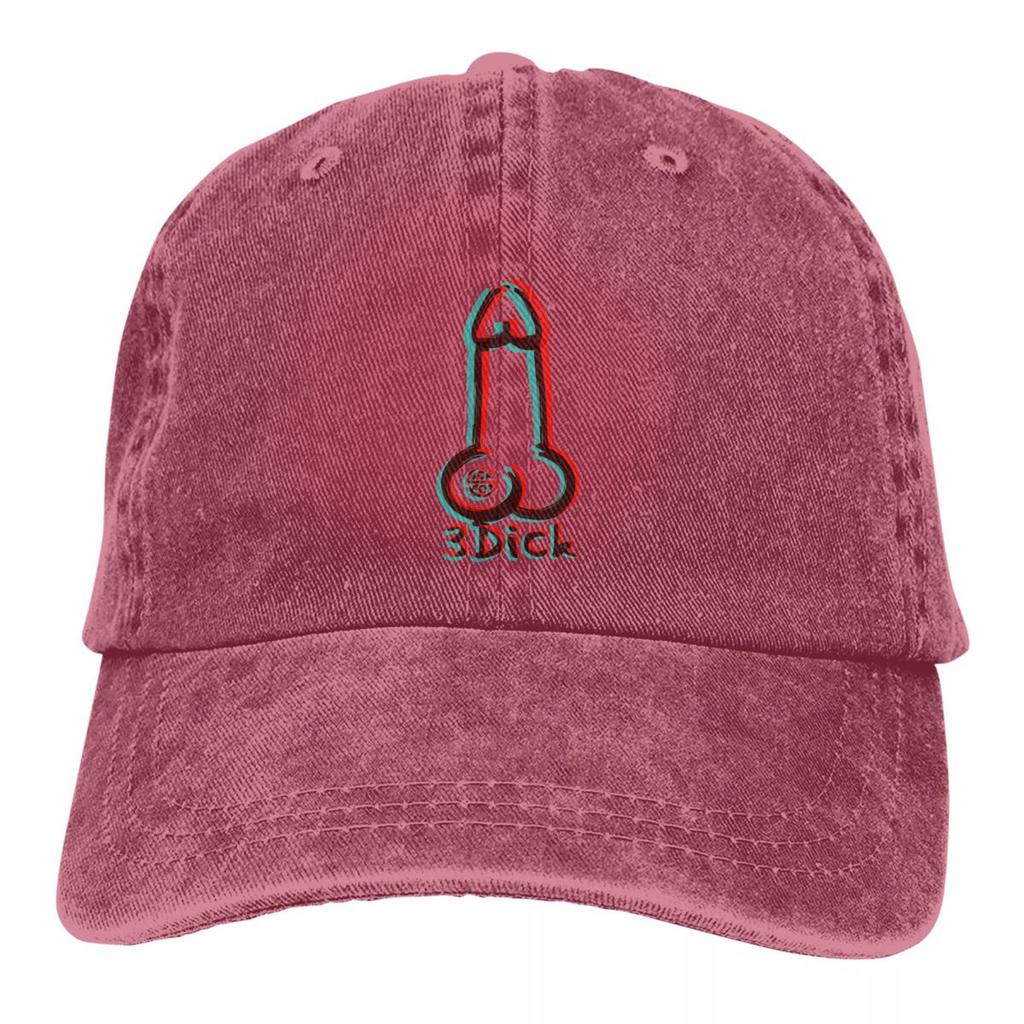3D Dick Penis Stuff Unisex Baseball Caps Distressed Washed Caps Hat Fashion Outdoor All Seasons Snapback Hat
