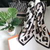 Scarf with print, women' synthetic silk, gift scarf, 70x70