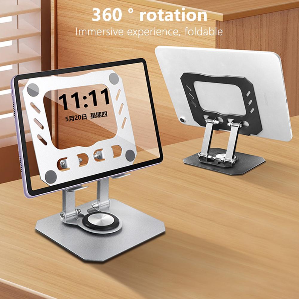 Foldable Laptop Bracket 360 Degree Rotation Tablet Holder Computer Base Stand Heat Dissipation