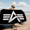 Alpha La Industries Микрофибровое пляжное полотенце Впитывающее Быстросохнущее Мягкое Полотенце для йоги, плавания, курорта, альпинизма