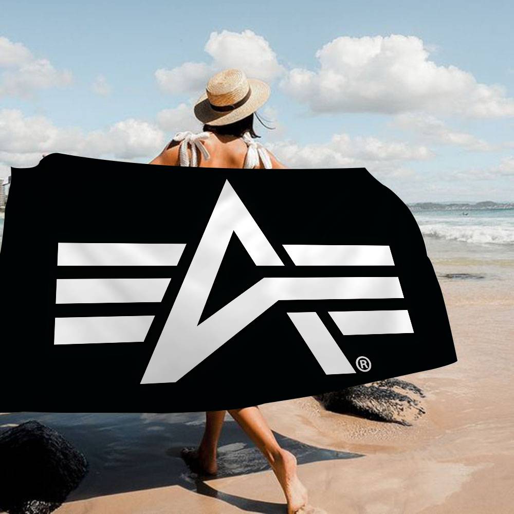 Alpha La Industries Микрофибровое пляжное полотенце Впитывающее Быстросохнущее Мягкое Полотенце для йоги, плавания, курорта, альпинизма