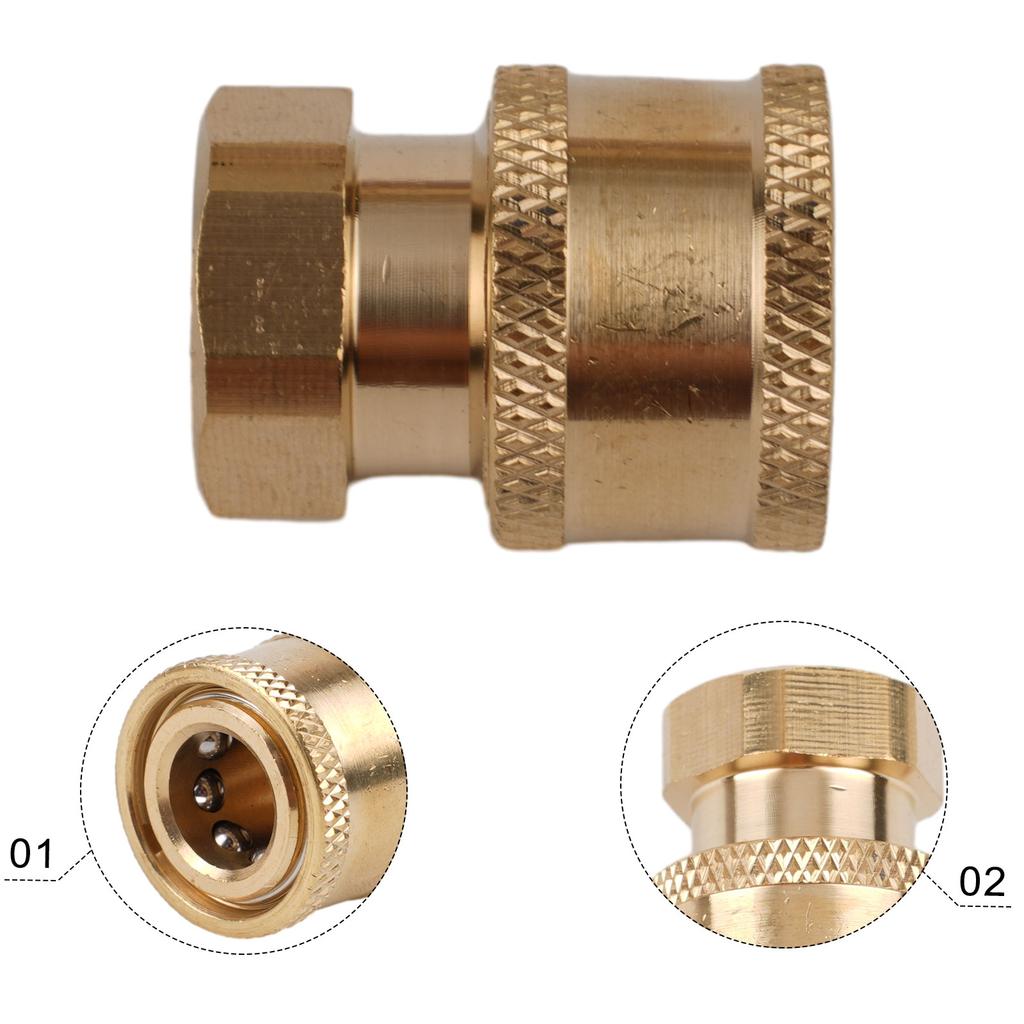 1/4\\\\\\\" Pressure Washer Hose Adapter BSP1/4(G1/4) Female Gasket Quick Release 2026 High Quality Replacement Sale