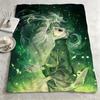 anime M-Mushishi-i Throw Warm Soft Flannel Blanket, Multi-use for Sofa Bed Camping Travel Nap