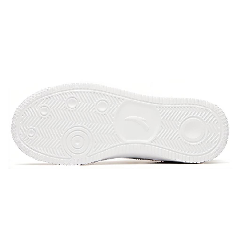 Anta Синтетическая кожа повседневные нескользящие амортизирующие износостойкие низкие кроссовки для скейтбординга детские кроссовки белые черные A332118000B-2