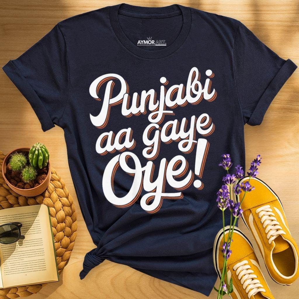 Punjabi Aa Gaye Oye Shirt Diljit Inspired Punjabi Tee Punjabi Music Fan Shirt Classic Fashion Soft And Comfortable Highquality