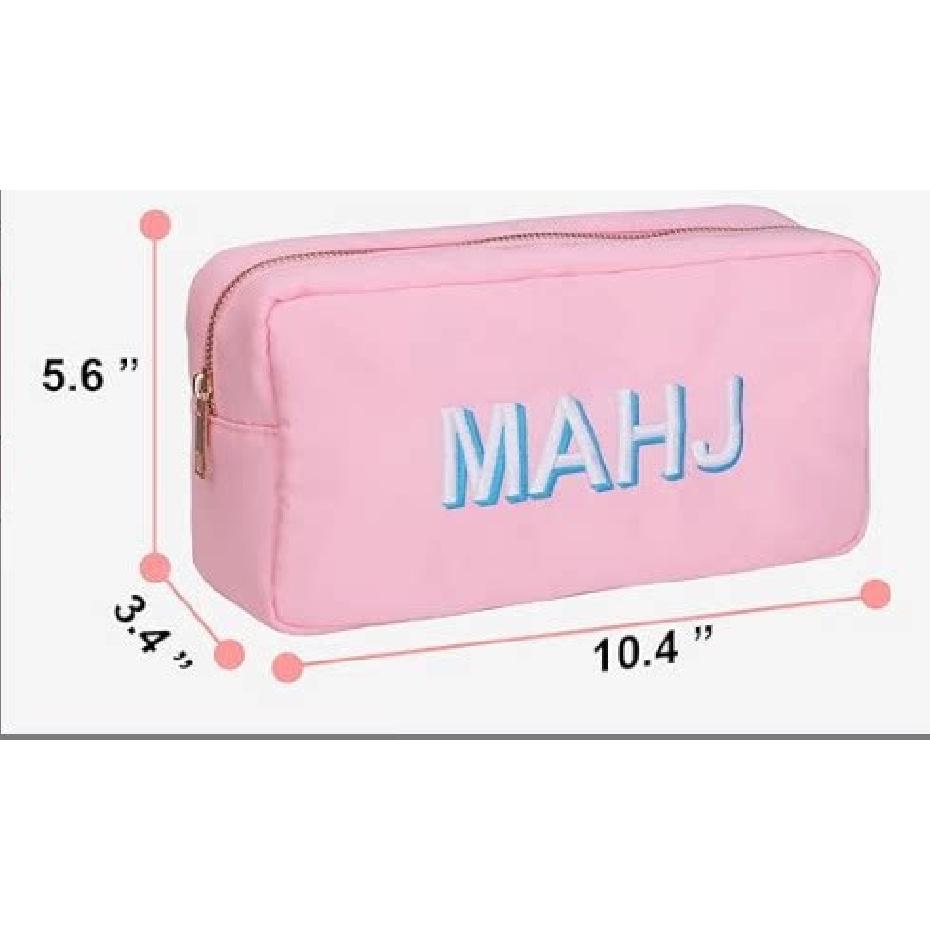 Hot-selling multi-colored, large-capacity mahjong storage bag, handheld, portable, and stylish cosmetic bag