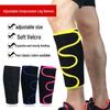 Adjustable Anti-Collision Calf Compression Leg Sleeves for Cycling, Running, and Sports