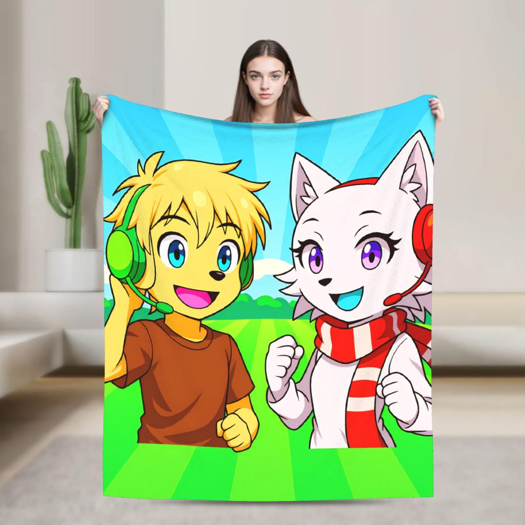 Теплый Мягкий Плед Tylers And Snowi Gaming Плед для Путешествий Плюшевый Плед Новинка для Домашнего Декора Фланелевое Покрывало Чехол для Дивана-кровати